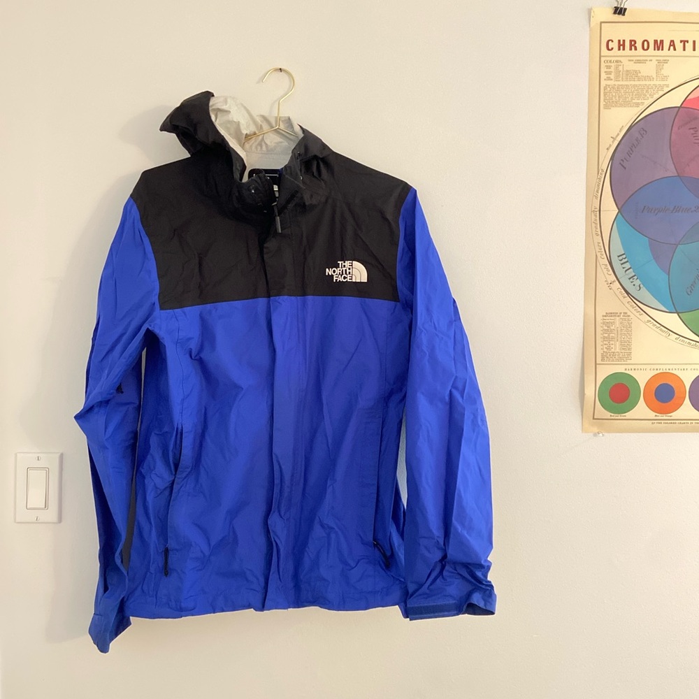 The North Face Men's Blue and Black Jacket